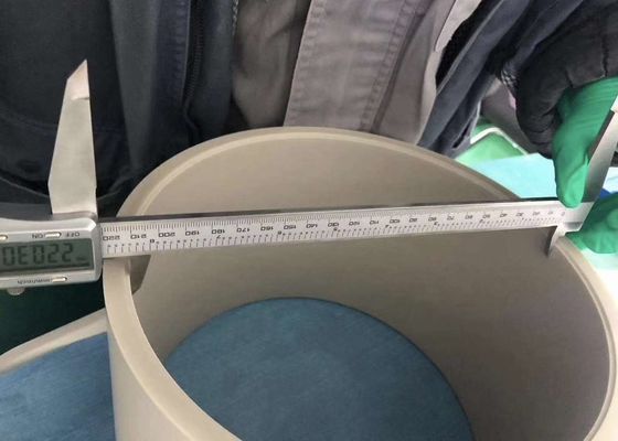 ท่อเซรามิกอะลูมิเนียมไนไตรด์ความต้านทานฉนวนที่มีความต้านทานส่วนโค้ง >30 นาที