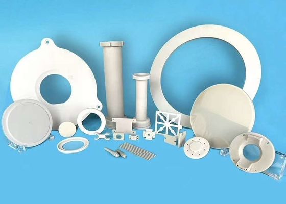 แหวนประปาเซรามิกอ๊อกไซด์อลูมิเนียมสําหรับการรักษาความร้อนความถี่สูง ผลิตจากเซรามิกความแม่นยํา