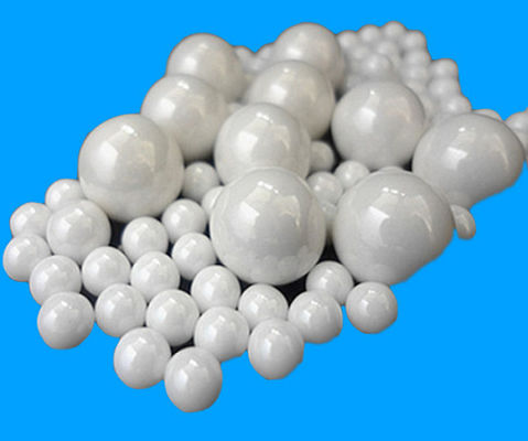 ลูกบอลเซอร์โคเนียมออกไซด์อุตสาหกรรม Zro2 ลูกเซรามิกเซอร์โคเนียความแม่นยำสูง