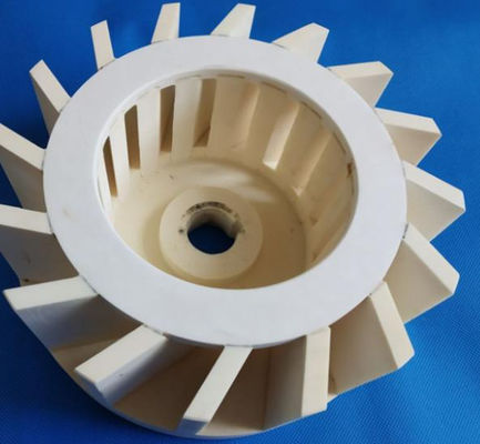 เกรดอลูมิเนียมออกไซด์บริสุทธิ์สูง 99% Al2O3 Ceramic Impeller ความต้านทานความร้อนสูง